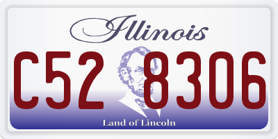 IL license plate C528306