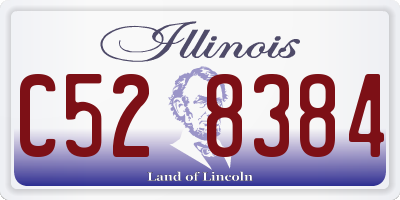 IL license plate C528384