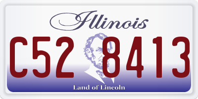IL license plate C528413
