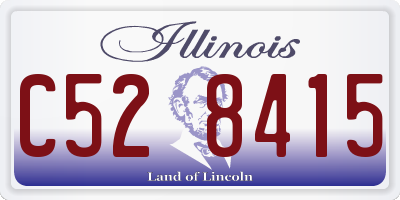 IL license plate C528415