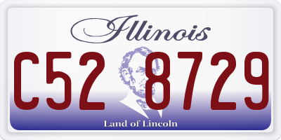 IL license plate C528729
