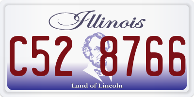 IL license plate C528766