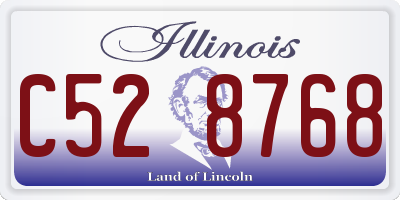 IL license plate C528768