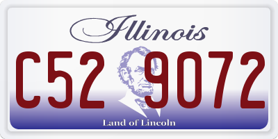 IL license plate C529072