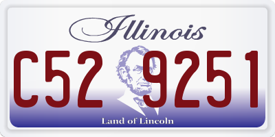 IL license plate C529251