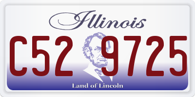 IL license plate C529725