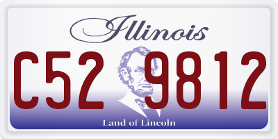 IL license plate C529812