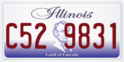 IL license plate C529831