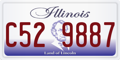 IL license plate C529887