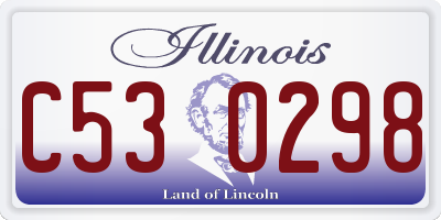 IL license plate C530298