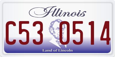 IL license plate C530514