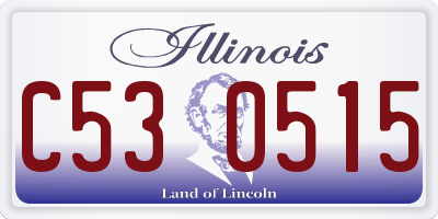 IL license plate C530515