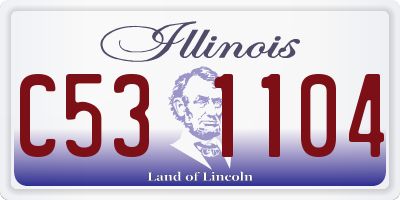 IL license plate C531104