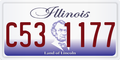 IL license plate C531177