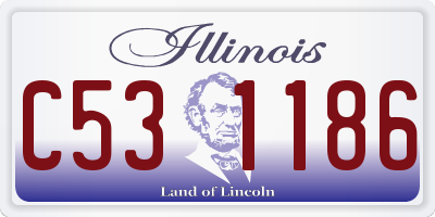 IL license plate C531186