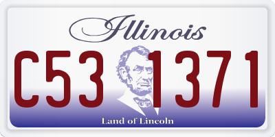 IL license plate C531371