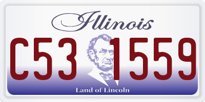 IL license plate C531559