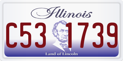 IL license plate C531739