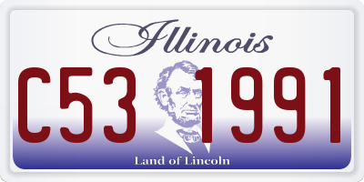 IL license plate C531991