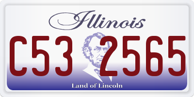 IL license plate C532565