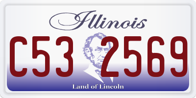 IL license plate C532569