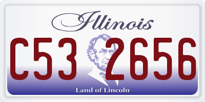 IL license plate C532656