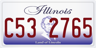IL license plate C532765