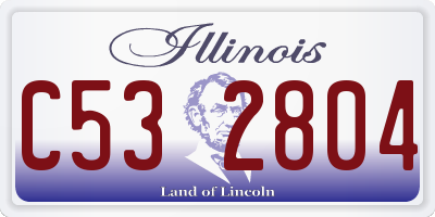 IL license plate C532804