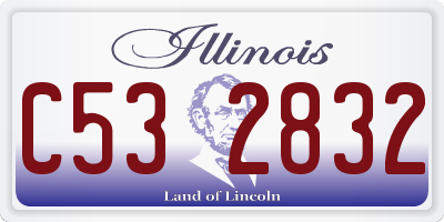 IL license plate C532832