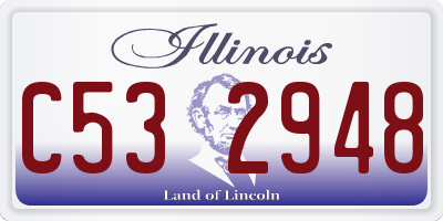 IL license plate C532948