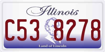 IL license plate C538278