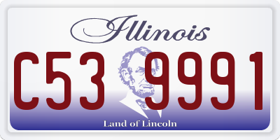IL license plate C539991