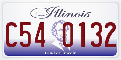 IL license plate C540132