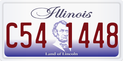 IL license plate C541448
