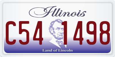 IL license plate C541498