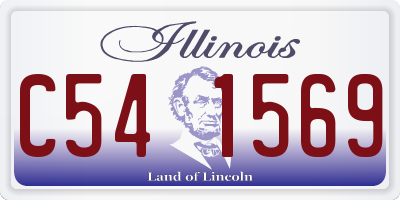 IL license plate C541569