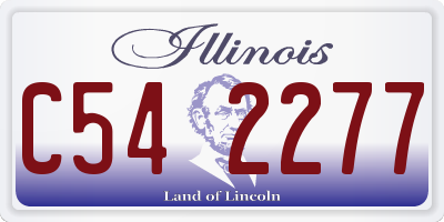 IL license plate C542277
