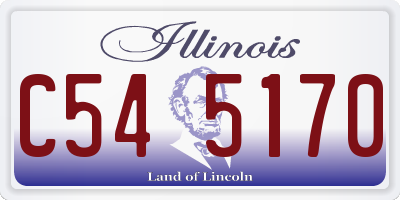 IL license plate C545170