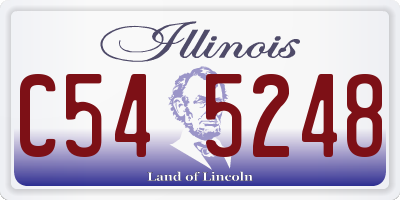 IL license plate C545248