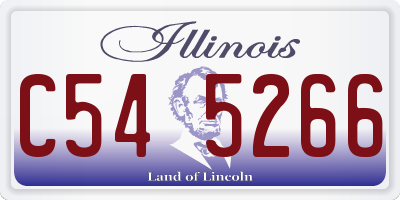 IL license plate C545266