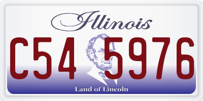 IL license plate C545976