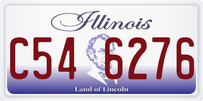 IL license plate C546276