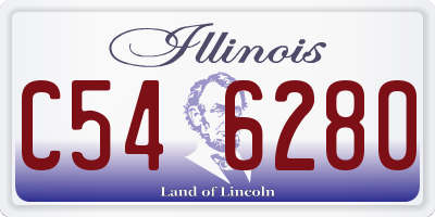 IL license plate C546280