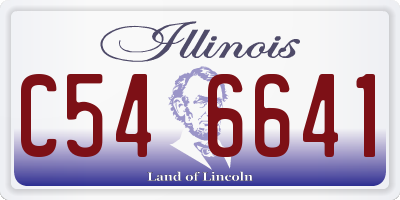 IL license plate C546641
