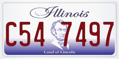 IL license plate C547497