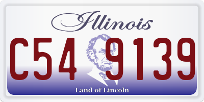 IL license plate C549139