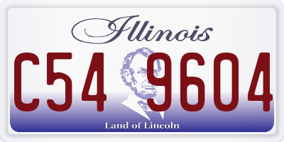 IL license plate C549604