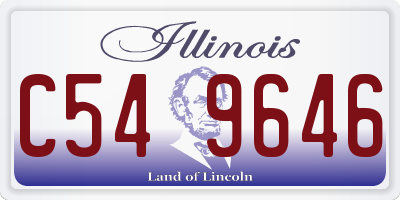IL license plate C549646