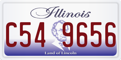 IL license plate C549656