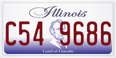 IL license plate C549686